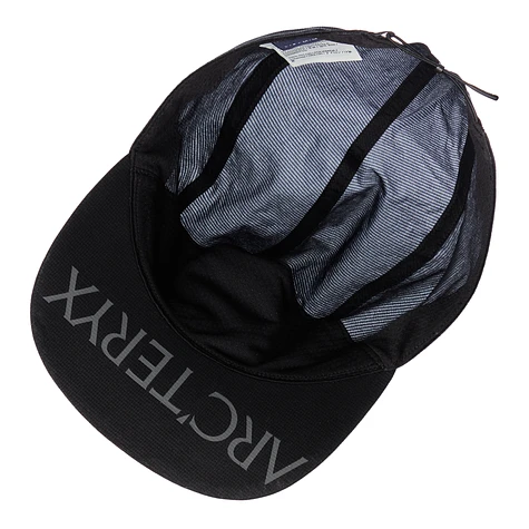 ARC'TERYX ブラック Aerios 5 Panel Cap キャップ Shop Aerios 5 Panel Cap - Black / Arctic Silk - S/M | Bivouac Ann