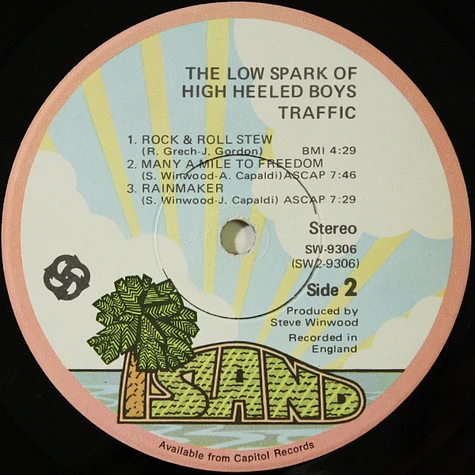 Traffic - The Low Spark Of High Heeled Boys