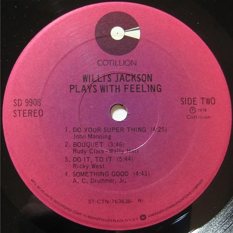 Willis Jackson - Plays With Feeling