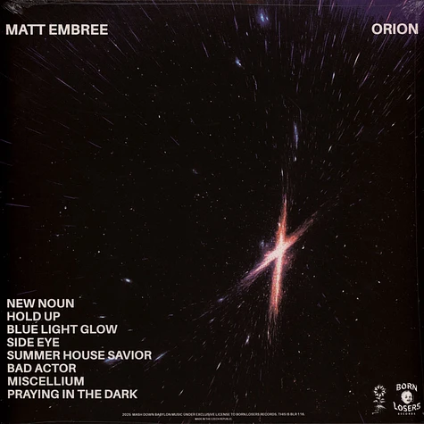 Matt Embree - Orion (Colored Vinyl, Purple, White)