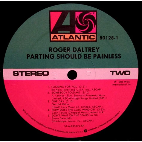 Roger Daltrey - Parting Should Be Painless