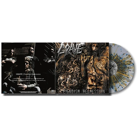 Grave - Back From The Grave Crystal Clear Splatter Vinyl Edition