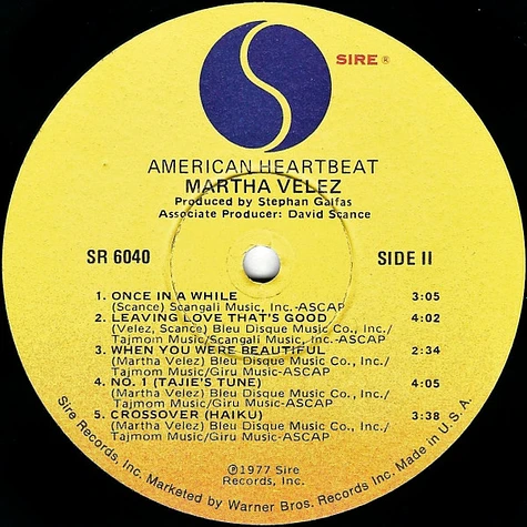 Martha Velez - American Heartbeat