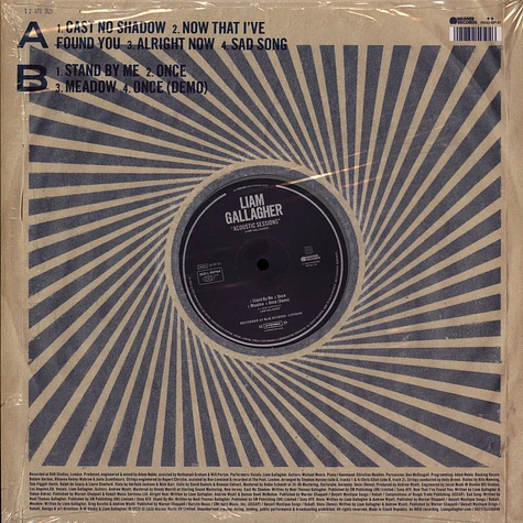 Liam Gallagher (Oasis) - Acoustic Sessions Record Store Day