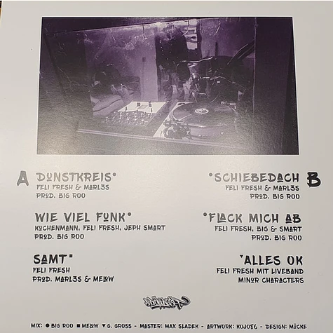 Audiokonzept Basement, Marl3s, Melow, Feli Fresh - Dunstkreis