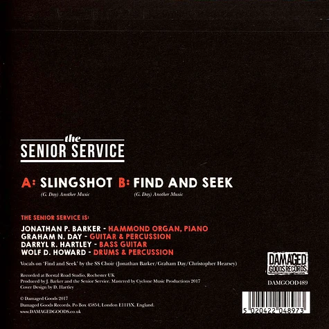 The Senior Service - Slingshot / Find And Seek