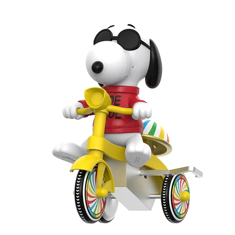 Peanuts - Super Cycles - Joe Cool (w/ Yellow Trike) ReAction Figure