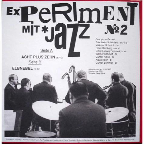 Saxophon-Sextett - Experiment Mit Jazz No. 2