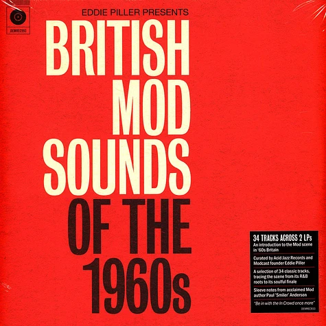 V.A. - Eddie Piller Presents British Mod Sounds Of The 1960s Black Vinyl Edition