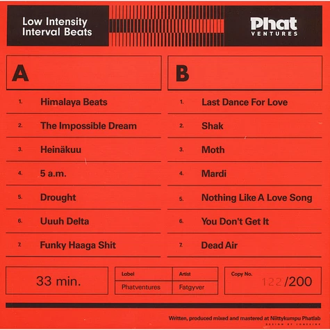 FatGyver - Low Intensity Interval Beats