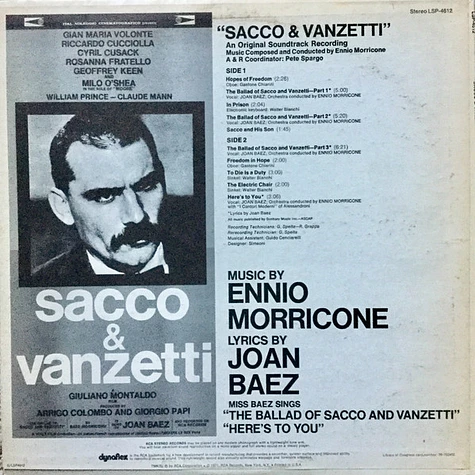 Ennio Morricone - OST Sacco & Vanzetti