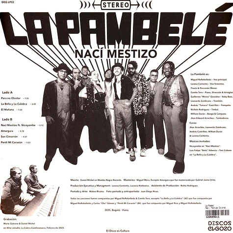 La Pambelé - Nací Mestizo Colored Vinyl Edition