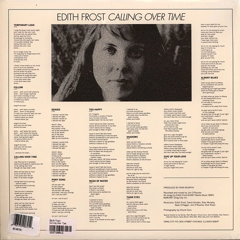 Edith Frost - Calling Over Time