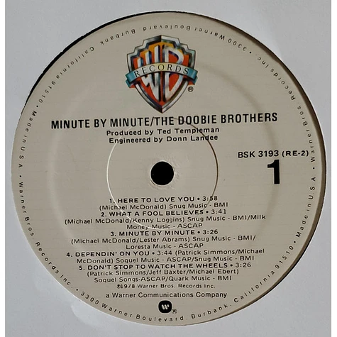 The Doobie Brothers - Minute By Minute