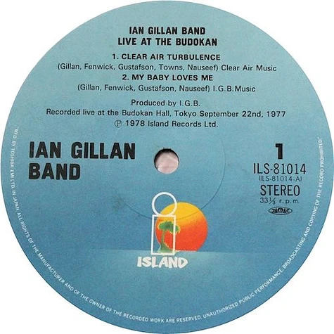 Ian Gillan Band - Live At The Budokan