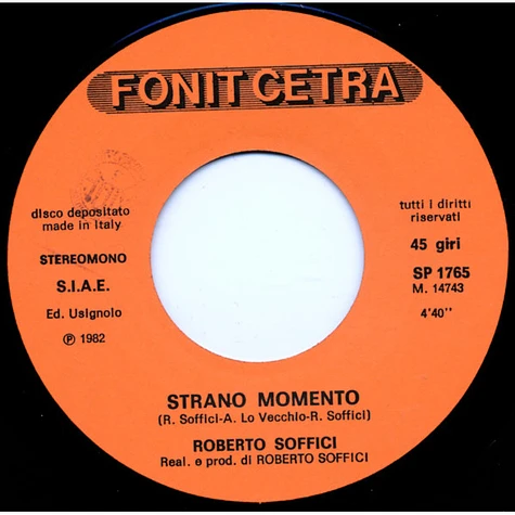 Roberto Soffici - Strano Momento