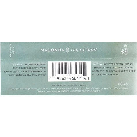 Madonna - Ray Of Light