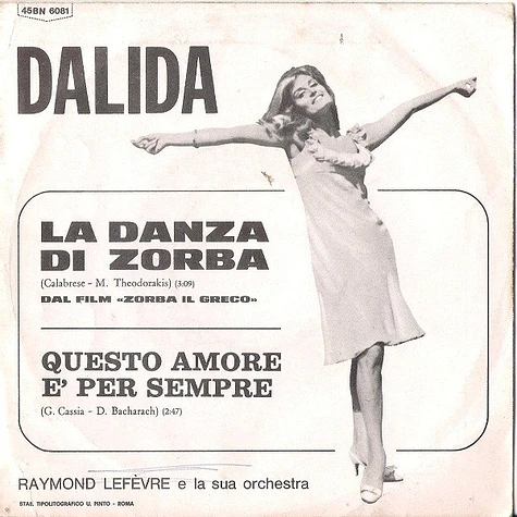 Dalida - La Danza Di Zorba