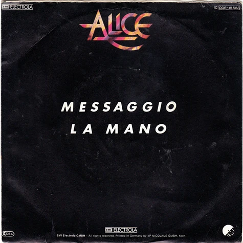 Alice - Messaggio