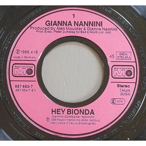 Gianna Nannini - Hey Bionda