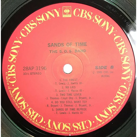 The S.O.S. Band - Sands Of Time