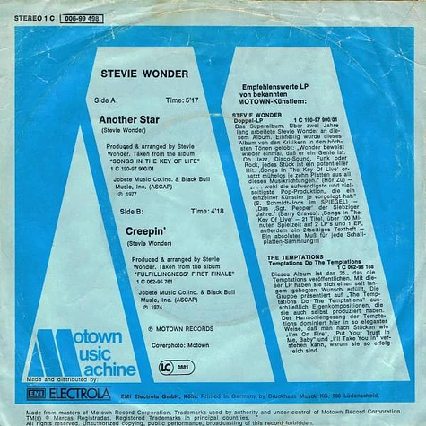 Stevie Wonder - Another Star