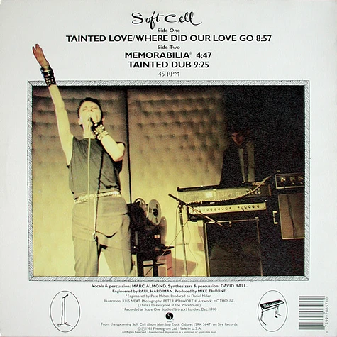 Soft Cell - Tainted Love / Where Did Our Love Go