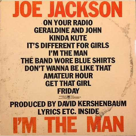 Joe Jackson - I'm The Man