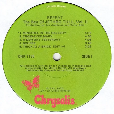 Jethro Tull - Repeat - The Best Of Jethro Tull - Vol. II