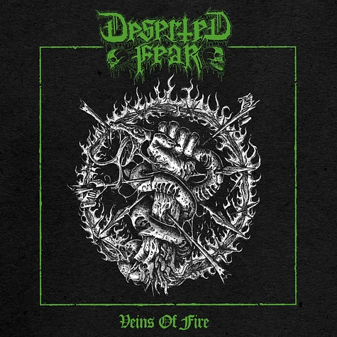 Deserted Fear - Veins Of Fire Transparent Green Vinyl Edition