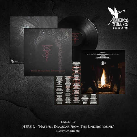 Hersir - Hateful Draugar From The Underground Black Vinyl Edition