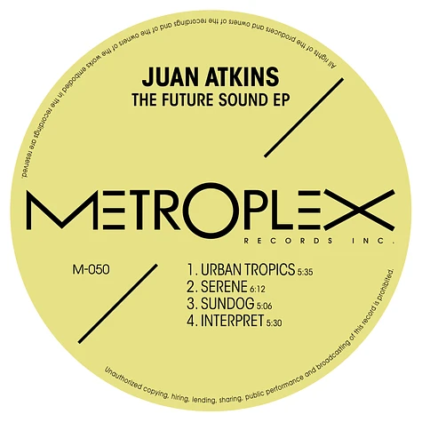 V.A. - Juan Atkins presents The Future Sound EP