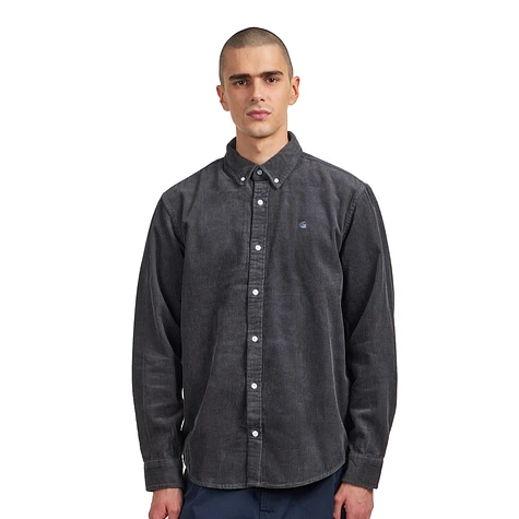 Carhartt WIP - L/S Madison Cord Shirt (Graphite / Graphite) | HHV