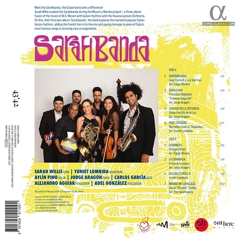 The Sarahbanda / Sarah Willis / Georges Bizet / Compay Segundo / Ernesto Lecuona / Yuniet Lombida Prieto / Wolfgang Amadeus Mozart / Portillo De La Luz - Sarahbanda