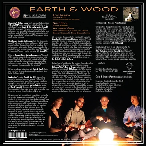 Harrison / Reich / Vinao - Earth & Wood