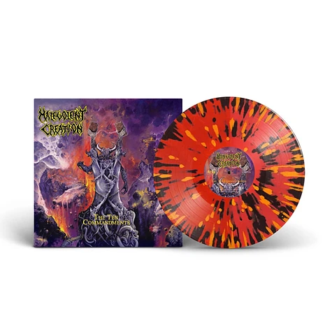 Malevolent Creation - The Ten Commandments Splatter Vinyl Edition