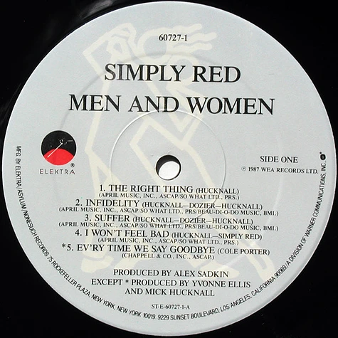 Simply Red - Men And Women