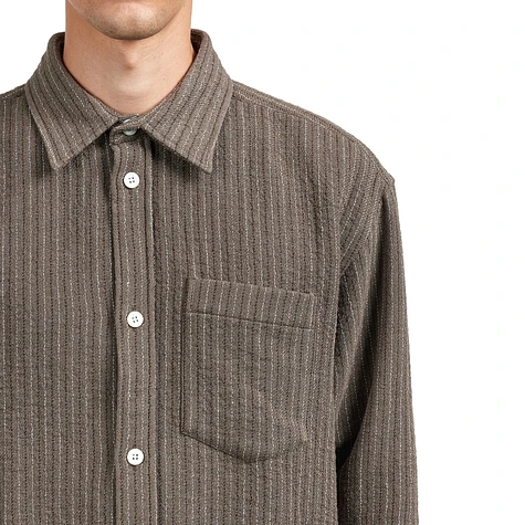 Norse Projects - Ole Oversized Wool Stripe Shirt