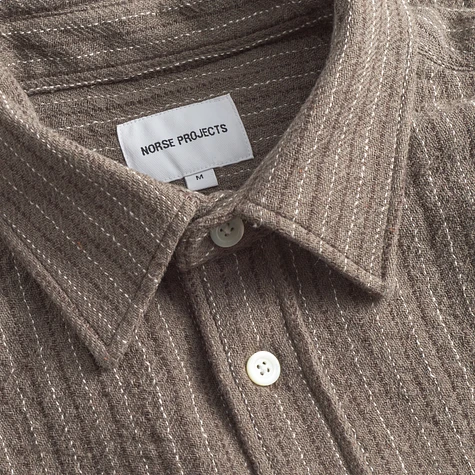 Norse Projects - Ole Oversized Wool Stripe Shirt