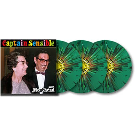 Captain Sensible - Meathead Green Splatter Vinyl Edition