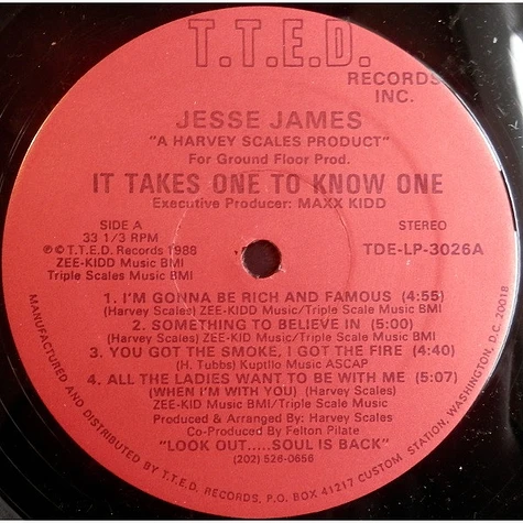 Jesse James - It Takes One To Know One