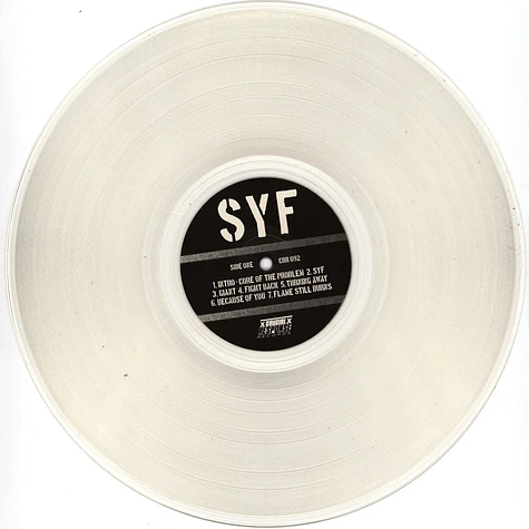 Syf/ Onward - Foundation Clear Vinyl Edition