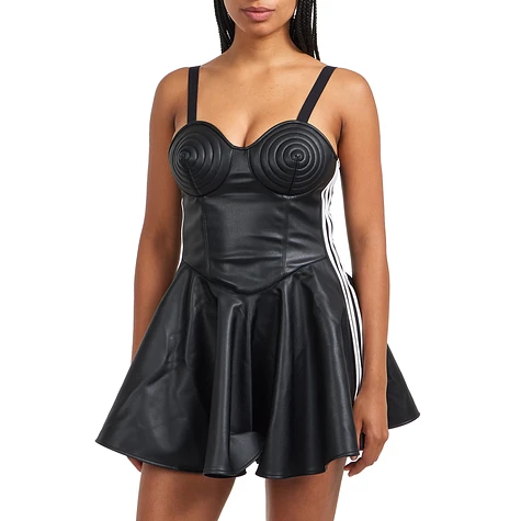 adidas x Jeremy Scott Pride Faux-Leather Dress - Black - 40 - Women