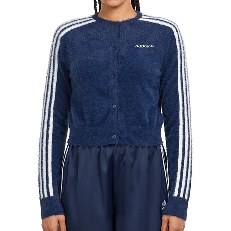 adidas - Fluffy Knitted Cardigan (Night Indigo) | HHV