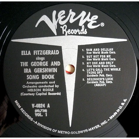 Ella Fitzgerald - Sings The George And Ira Gershwin Song Book - Volume One