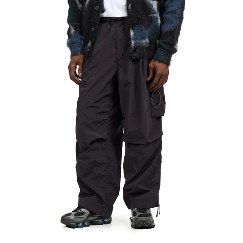 and wander - Oversized Cargo Pants (Black) | HHV