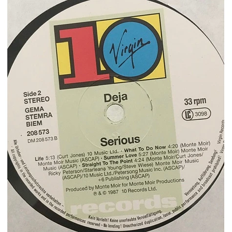 Déjà - Serious