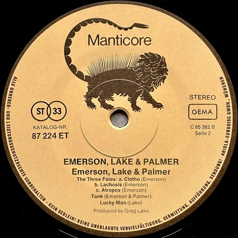 Emerson, Lake & Palmer - Emerson, Lake & Palmer