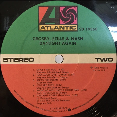 Crosby, Stills & Nash - Daylight Again