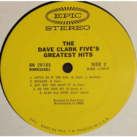 The Dave Clark Five - The Dave Clark Five's Greatest Hits